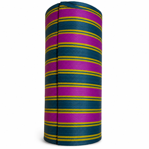 Rouleau de tissu rayé en nylon enduit de PVC tissé sur mesure pour sacs, bagages, équipements de plein air, rembourrage, applications industrielles et textiles - Product Image 3