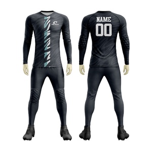 Unisex Soccer Tights Protective Long-Sleeved Collision Goalkeeper Jersey Customized Goalkeeper Uniform Breathable Printed - Product Image 1