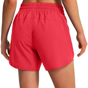 Nouveaux shorts de sport pour femmes, taille haute, décontractés, amples, 100% polyester, faciles à porter, pour la course à pied - Product Image 6