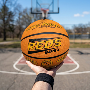 Balón de Baloncesto de Goma Premium - Cámara de Látex, Superficie Antideslizante para Juego en Interiores/Exteriores, Alto Rebote, Opciones de Logotipo/Color Personalizadas - Product Image 2