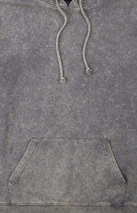 Herren Regular Fit Kapuzenpullover mit Acid-Wash-Effekt, Einfarbig, 100% Baumwolle, Schweres Fleece, Lässiger Winter-Pullover, 500 Gramm - Product Image 3