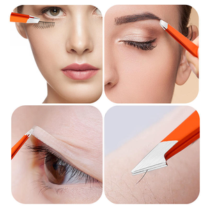 Eyebrow Tweezer Set Stainless steel Lash Tweezers with Custom Logo - Product Image 4