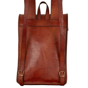 Mochila de Viaje de Cuero Genuino Vintage, Impermeable, Enrollable, de Lujo, Unisex, Gran Capacidad, para Portátil, Hecha a Mano - Product Image 2