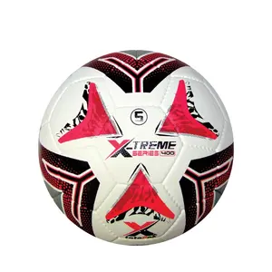 Superventas, pelota de fútbol de Pu para entrenamiento, tamaño 5, pelota de fútbol de Pvc personalizada, pelota de fútbol cosida a máquina de tamaño estándar