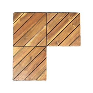 Baldosas de Madera de Acacia Antideslizantes de Primera Calidad, Resistentes al Agua, para Uso en Exteriores, de Alta Calidad, en Oferta, con 5 Años de Garantía - Product Image 4