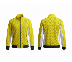 Ropa Deportiva, Chaqueta con Cierre de Sublimación Completa, Ropa para Correr y Hacer Ejercicio, Cálida, Transpirable y de Secado Rápido |   Tallas Hombre Mujer Juvenil - Product Image 1