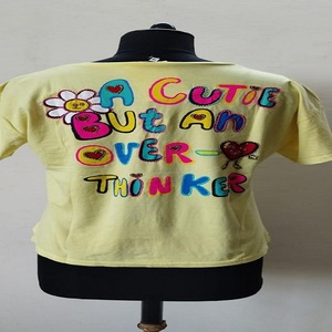 <b>Women</b> Cotton V Neck T <b>Shirt</b> Wholesale Manufacturer Supply for Best Price - Product Image 2