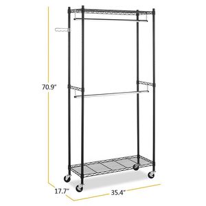Organizzatore per Armadio Resistente, Arredamento Domestico, Appendiabiti con Sistema di Stoccaggio RT - Product Image 6
