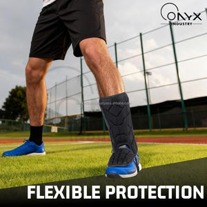 Protector de Pierna para Bateo, Hecho en Pakistán, para Softbol y Béisbol, Protector de Espinilla Negro, Protector de Pie, Correas Ajustables, Protección Reforzada para Adultos - Product Image 5