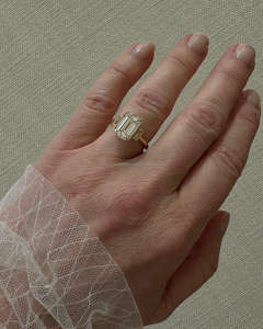 แหวนหมั้นเพชรแท้รับรองโดย GIA ชุบทองคำขาว 18K สำหรับงานปาร์ตี้-จำหน่ายเครื่องประดับจำนวนมาก รับรองคุณภาพ - Product Image 4