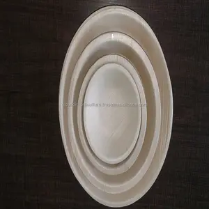 Eco-friendly EU passed Round Shaped areca leaf plates buyers