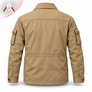 Stylish <b>Men</b>’s Utility <b>Field</b> <b>Jacket</b> With Practical Pocket Details Strong Fabric And Modern Shape For Casual Outdoor Clothing - Product Image 3