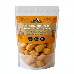 Friandises durables pour chiens au lait de yak de l'Himalaya, en forme de fromage dur, disponibles en forme soufflée avec options de logo OEM - Product Image 1