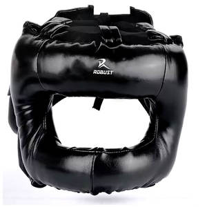 Protector de Cabeza de Cuero para Todo el Rostro, Ajustable, para Entrenamiento de Boxeo - Product Image 1