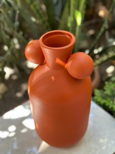 Vase à fleurs moderne en métal noir mat, style nordique minimaliste, en fer, pour décoration de maison, salon, centres de table de mariage - Product Image 3