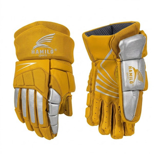 Gants de hockey sur glace à doigts entiers, best-seller, pour entraînement professionnel, nouveau design, équipement de lacrosse pour jeunes, gants de hockey sur glace pour terrain. - Product Image 6