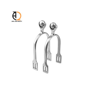 Espuelas de acero para equitación, accesorios ecuestres - Product Image 2