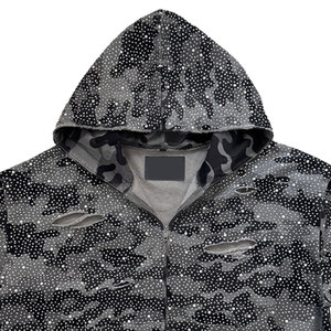 Sudadera con Capucha de Invierno para Mujer, Diseño Exclusivo, 100% Algodón, con Pedrería y Logotipo Frontal, Servicio OEM y Embalaje Personalizado - Product Image 2