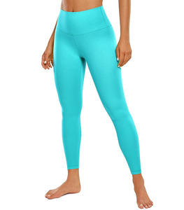 High Quality Women's Casual <b>Seamless</b> Workout <b>Leggings</b> Elastic Waist Quick Dry Breathable Fabric Full Length All Seasons Custom - Product Image 1