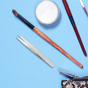 Ensemble de pinces à épiler professionnelles en acier inoxydable avec étui, logo personnalisé, durables, écologiques, légères et aiguisées - Product Image 5