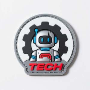 Parches de Goma de PVC Suave de Alta Calidad, Impresos Personalizados con Logotipo 3D, Insignias de Goma, Accesorios de Moda, Parches de Goma 3D - Product Image 4
