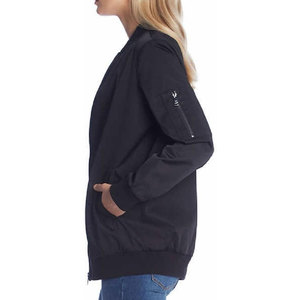 <b>Women's</b> <b>Lightweight</b> <b>Bomber</b> <b>Jacket</b> with Relaxed Fit Full Zip Front Ribbed Cuffs and Hem Casual Streetwear Outerwear for Everyday - Product Image 4
