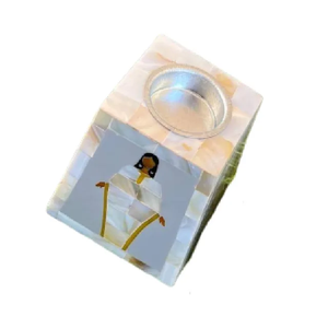 LumiPearl Signature Bakhoor Holder Handmade <b>Mother</b> of Pearl Inlay Incense Burner with Artistic Shell Mosaic for Luxury Arabian - Product Image 5