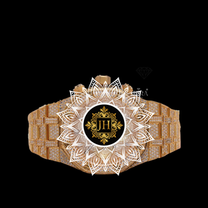 Montre pour homme en acier inoxydable de qualité export, avec diamants Moissanite, saphirs et cristaux de quartz, style classique, affaires, antique, durable - Product Image 1