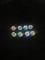Diamant naturel rond taille brillant 2,00 carats couleur D clarté VVS1 certifié en vrac pour la fabrication de bijoux