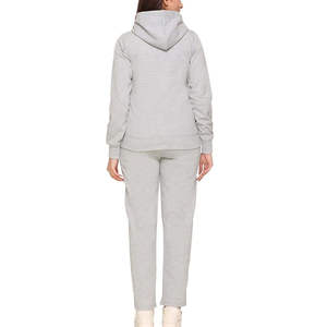 Nouvel ensemble de survêtement uni pour femme, respirant, 100 % polyester, pour l'entraînement hivernal, personnalisable - Product Image 2