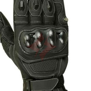 Gants de moto sportifs en cuir de haute qualité et tissu respirant, design confortable pour la conduite en extérieur, équipement de moto tendance - Product Image 3