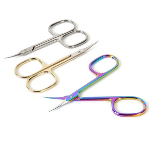 Wholesale Style Curved Manicure <b>Nail</b> Care Handle Cuticle Nipper Dead Skin Removal Scissors Beauty Cuticle <b>Tools</b> Durable Design - Product Image 3