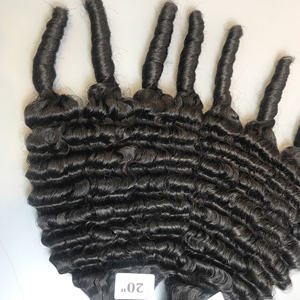 Extensiones de cabello humano vietnamita Fancy Curl, paquete de cabello liso natural, cabello tejido - Product Image 3