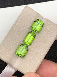 Natural <b>Peridot</b> Green Faceted Gemstone Matching Stones Loose For Jewelry Making <b>Ring</b> Pendant Necklace Crystal - Product Image 4