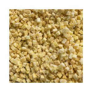 Cubes d'ananas surgelés de haute qualité, ingrédient de fruits tropicaux pour boissons et desserts, vente en gros, exportation - Product Image 1