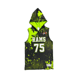 Uniformes de Fútbol Americano con Diseño de Color Personalizado, Uniformes de Fútbol 7v7 para Jóvenes, Conjunto de Uniforme Sublimado, Servicio OEM - Product Image 3