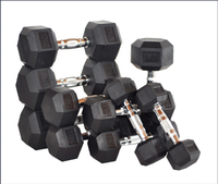 ONESTARSPORTS Haltères hexagonaux en caoutchouc pour musculation, équipement de gym à prix réduit, vente chaude