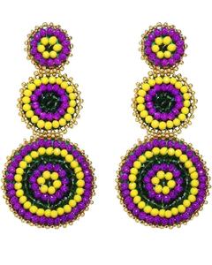 Meilleures Boucles d'Oreilles Pendante à Pompons en Forme d'Oiseaux Perlés Colorés pour Femme, Bijoux de Fête Bohèmes Élégants, Accessoire de Mode pour Mariage - Product Image 4