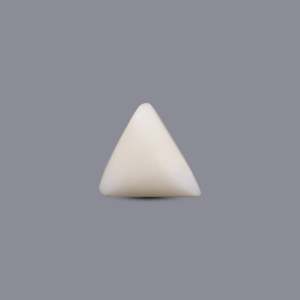 Natural White Coral Loose Stone 4.8 Carat Oval Cabochon Certified Wholesale Lot - Product Image 1
