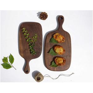 Planche à découper en bois plate pour légumes, aliments, pizzas, usage professionnel en cuisine d'hôtel - Product Image 1