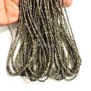 Perles de diamant brun champagne naturel, perles de diamant brun non taillées, perles de diamant brut 2-3 mm, pépites de diamant brut pour bijoux - Product Image 4