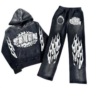 Conjuntos Deportivos de 2 Piezas con Capucha, Transpirables, Impresión 3D, Diseño Personalizado, Alta Calidad, Venta al Por Mayor - Product Image 4