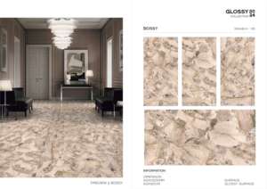 Azulejo de Porcelana Brillante Exclusivo 600x1200, Formato Grande, Superficie Pulida Premium, para Paredes y Pisos, Uso Interior y Exterior Moderno - Product Image 3