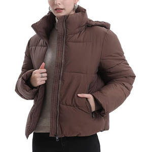 Chaqueta acolchada para mujer, abrigo cálido, ligero, térmico, a la moda, para invierno. - Product Image 3