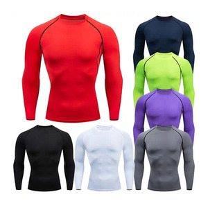 Custom Sublimation Rash Guard Breathable Athletic <b>Compression</b> <b>Shirt</b> - Product Image 4