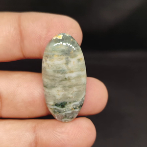 Cabocho de Jaspe Floral Natural de Alta Calidad AAA+, Gema Suelta de Cuarzo Cristalino, Jaspe Oceánico Tratado Térmicamente para Fabricación de Joyas - Product Image 1