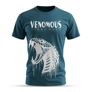 <b>Venomous</b> Fight Gear Graphic <b>T</b> <b>Shirt</b> Custom Sportswear Gym Fitness Training Tee for Men - Product Image 3