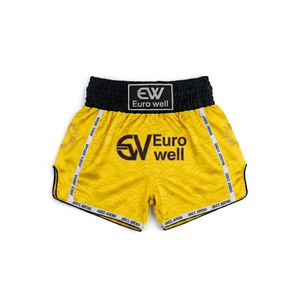 Sublimated Muay Thai Shorts Custom Design Muay Thai Shorts Lightweight <b>Trunks</b> Unisex Boxing Sparring Short Pants - Product Image 2