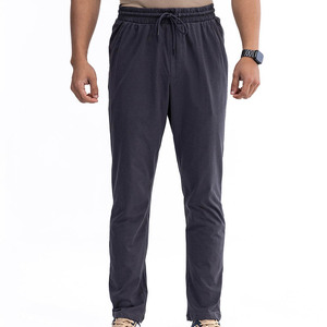 High Quality OEM Service Custom Logo Men's Wholesale <b>Slim</b> Fit Quick Dry <b>Jogger</b> Breathable Eco-Friendly 100% Cotton Trouser - Product Image 1