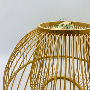 Lamshape ถาดไม้ไผ่ทรงกลมสำหรับตกแต่งบ้านอุปกรณ์ตกแต่งบ้านสไตล์มินิมอลหรูหราและไม่เหมือนใครสำหรับห้องนั่งเล่น - Product Image 3